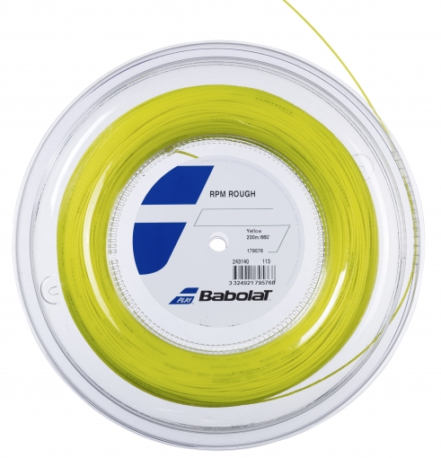 Tenisový výplet Babolat RPM ROUGH 1,25 mm 200 m žlutý Tenisový výplet Babolat RPM ROUGH 1,25 mm 200 m žlutý