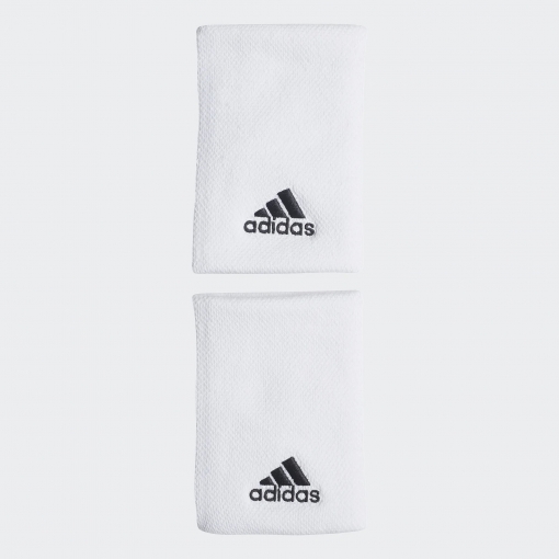 Tenisové potítko Adidas Wristband Large HD9127 bílé Tenisové potítko Adidas Wristband Large HD9127 bílé