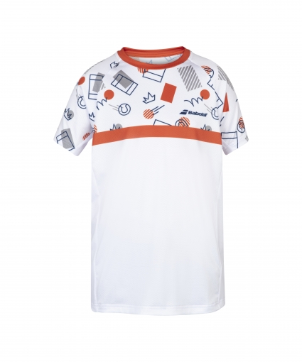Dětské tričko Babolat Compete Crew Neck Tee 2BS20011-1035 Dětské tričko Babolat Compete Crew Neck Tee 2BS20011-1035