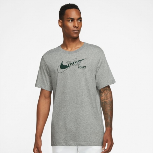 Tenisové tričko Nike NikeCourt Dri-FIT T-Shirt DD8376-064 šedé Tenisové tričko Nike NikeCourt Dri-FIT T-Shirt DD8376-064 šedé