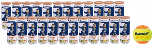 Dětské tenisové míče Babolat ORANGE X3 oranžové karton 72 míčů Dětské tenisové míče Babolat ORANGE X3 oranžové karton 72 míčů