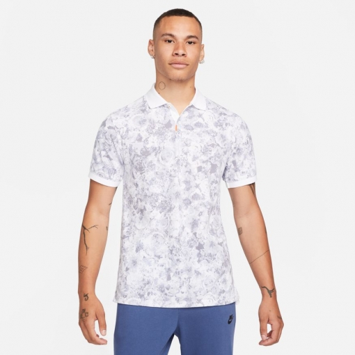 Tenisová polokošile Nike Printed Slim-Fit Polo DA4364-100 Tenisová polokošile Nike Printed Slim-Fit Polo DA4364-100