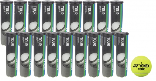 Tenisové míče YONEX TOUR 4ks - karton ( 72 míčů) Tenisové míče YONEX TOUR 4ks - karton ( 72 míčů)
