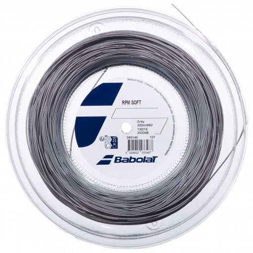 Tenisový výplet Babolat RPM SOFT 200m šedý Tenisový výplet Babolat RPM SOFT 200m šedý