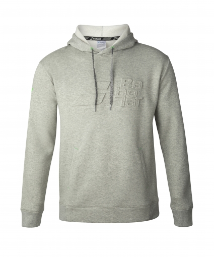 Pánská mikina s kapucí BABOLAT Exercise Hood Sweat 4MTA041-3002 šedá Pánská mikina s kapucí BABOLAT Exercise Hood Sweat 4MTA041-3002 šedá