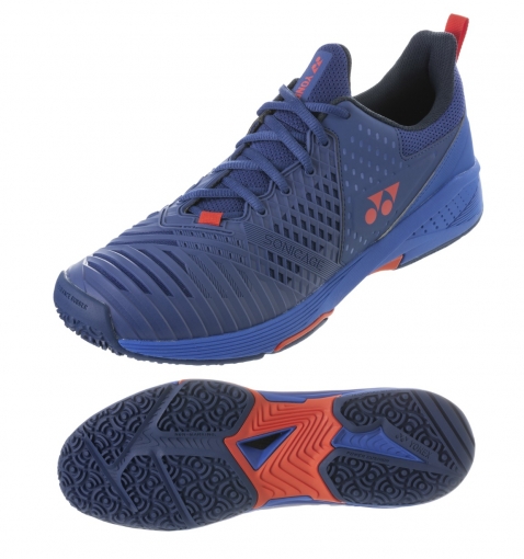 Pánská tenisová obuv Yonex POWER CUSHION SONICAGE 3 Clay navy/red Pánská tenisová obuv Yonex POWER CUSHION SONICAGE 3 Clay navy/red