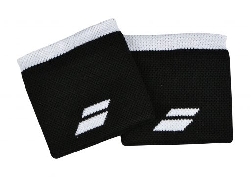 Tenisové potítko Babolat Logo Wristband 5UA1261-2001 černé malé Tenisové potítko Babolat Logo Wristband 5UA1261-2001 černé malé