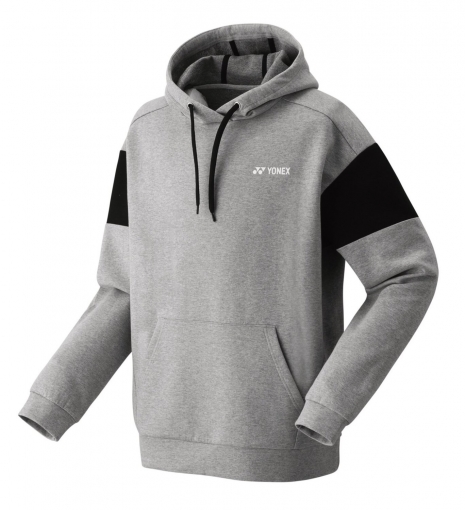 Pánská mikina s kapucí Yonex sweat hoodie 30081 šedá Pánská mikina s kapucí Yonex sweat hoodie 30081 šedá