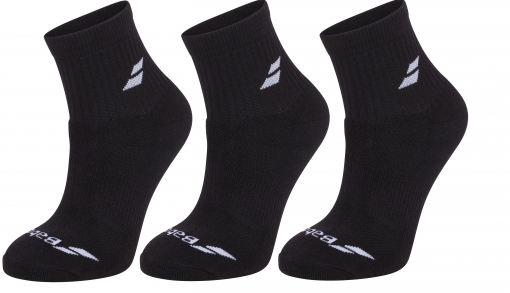 Tenisové ponožky Babolat QUARTER 3 Pairs Pack Socks 5UB1401-2000 černé Tenisové ponožky Babolat QUARTER 3 Pairs Pack Socks 5UB1401-2000 černé