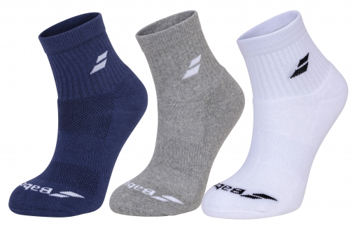 Tenisové ponožky Babolat QUARTER 3 Pairs Pack Socks 5UB1401-1033 Tenisové ponožky Babolat QUARTER 3 Pairs Pack Socks 5UB1401-1033