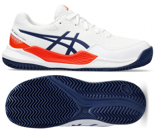 Dětská antuková obuv Asics Gel Resolution 9 GS Clay 1044A068-103 Dětská antuková obuv Asics Gel Resolution 9 GS Clay 1044A068-103