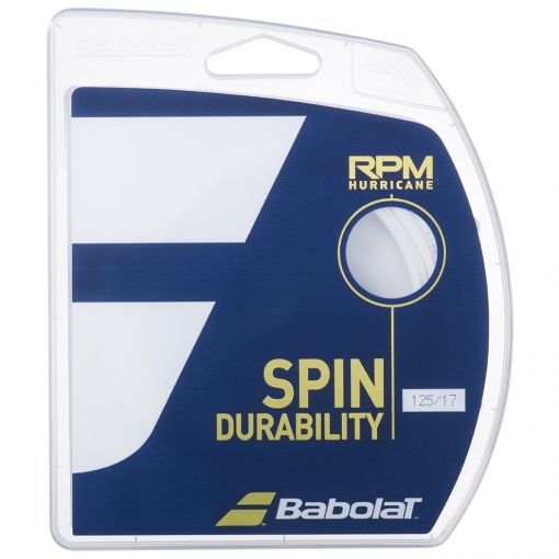 Tenisový výplet BABOLAT RPM HURRICANE 12m bílý Tenisový výplet BABOLAT RPM HURRICANE 12m bílý