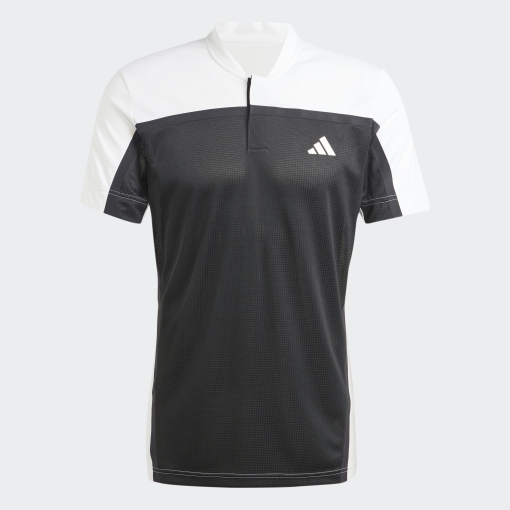 Pánská polokošile Adidas Tennis Heat.rdyPro Freelift Henley IS8970 černé Pánská polokošile Adidas Tennis Heat.rdyPro Freelift Henley IS8970 černé
