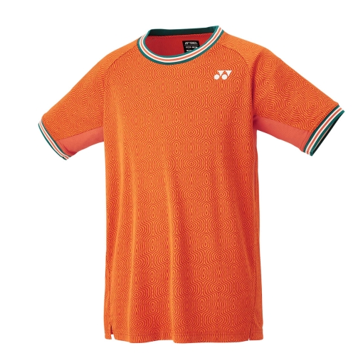 Pánské tenisové tričko Yonex Crew Neck Shirt RG 10560 oranžové Pánské tenisové tričko Yonex Crew Neck Shirt RG 10560 oranžové
