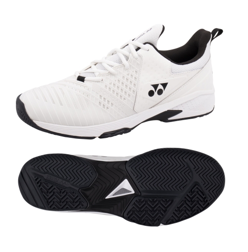 Pánská tenisová obuv Yonex POWER CUSHION SONICAGE PLUS All Court bílé Pánská tenisová obuv Yonex POWER CUSHION SONICAGE PLUS All Court bílé