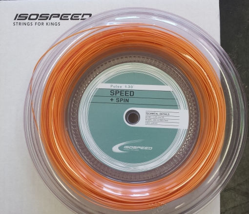 Tenisový výplet ISOSPEED PULSE 1,30 mm 200m oranžový Tenisový výplet ISOSPEED PULSE 1,30 mm 200m oranžový