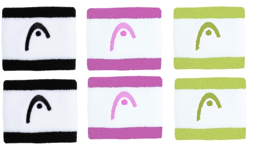Tenisové potítko Head Wristband striped malé Tenisové potítko Head Wristband striped malé