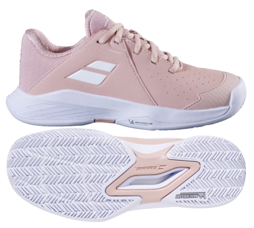 Dětská antuková obuv Babolat PROPULSE Junior 3 clay evening sand 5065 Dětská antuková obuv Babolat PROPULSE Junior 3 clay evening sand 5065
