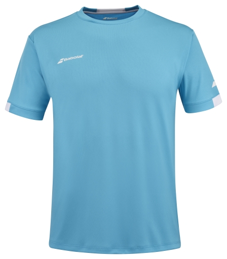 Dětské tričko Babolat Play Crew Neck Tee 3BP2011-4124 cyan blue Dětské tričko Babolat Play Crew Neck Tee 3BP2011-4124 cyan blue