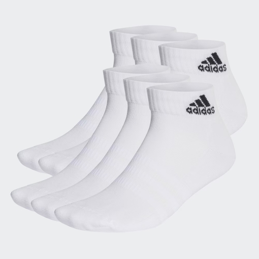 Tenisové ponožky Adidas Cushioned Sportswear Ankle 6 pack HT3442 bílé