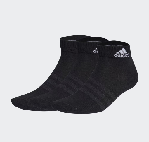 Tenisové ponožky Adidas Thin and Light Ankle 3 Pack IC1282 černé