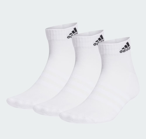 Tenisové ponožky Adidas Cushioned Sportswear Ankle 3 Pack HT3441 bílé