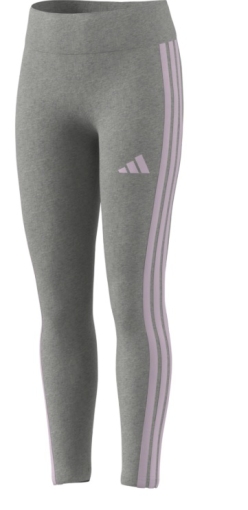 Dívčí legíny Adidas Essentials 3‑Stripes Girls Leggings JF3674 šedé