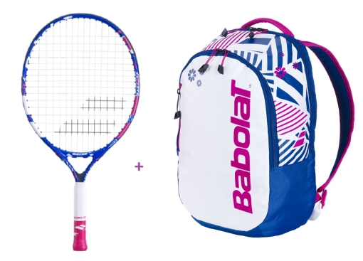 Tenisový set Babolat - B´Fly 21 + Backpack Kids pink