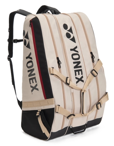 Tenisový bag Yonex GEARLOGIC RACQUET BAG 12 PCS Beige