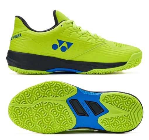 Dětská tenisová obuv Yonex Power Cushion AD-Accel Clay Fresh Lime