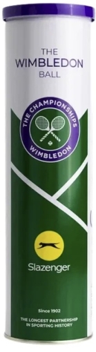 Tenisové míče Slazenger Wimbledon 4 ks v dóze