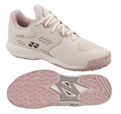 Dámská tenisová obuv Yonex POWER CUSHION SONICAGE Clay pale pink - antuková