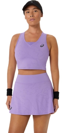 Dámský tenisový top ASICS MATCH CROP TOP NIGHT ENERGY 2042A460-500