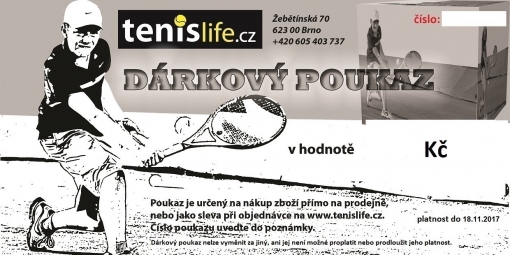 Dárkový poukaz v hodnotě 500 Kč Dárkový poukaz v hodnotě 500 Kč