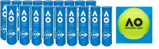 Tenisové míče Dunlop AUSTRALIAN OPEN karton-18 dóz Tenisové míče Dunlop AUSTRALIAN OPEN karton-18 dóz