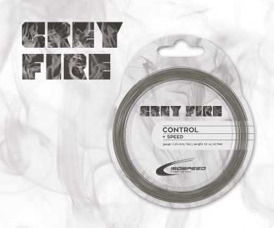 Tenisový výplet Isospeed Grey Fire 12 m Tenisový výplet Isospeed Grey Fire 12 m