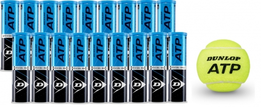 Tenisové míče Dunlop ATP 4ks - karton Tenisové míče Dunlop ATP 4ks - karton