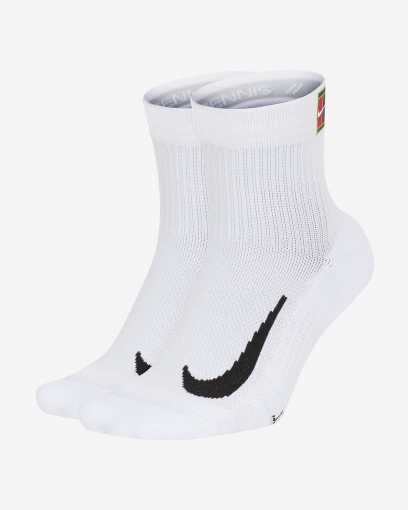 Tenisové ponožky Nike Multiplier Max Ankle Tennis Socks CU1309-100 bílé Tenisové ponožky Nike Multiplier Max Ankle Tennis Socks CU1309-100 bílé