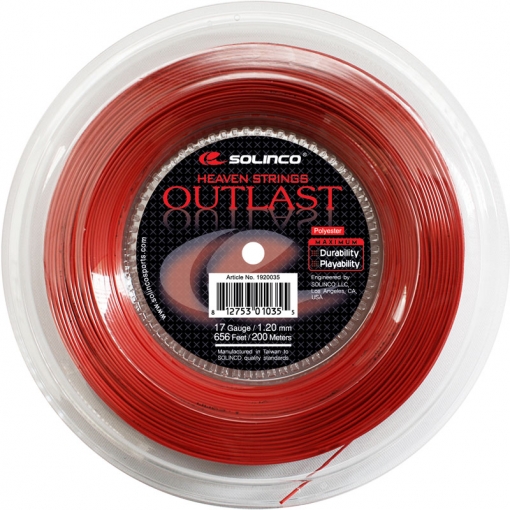 Tenisový výplet Solinco Outlast 200 m Tenisový výplet Solinco Outlast 200 m