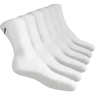 Tenisové ponožky ASICS CREW SOCK 6Pack 141802-0001 bílé