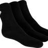 Tenisové ponožky ASICS CREW SOCK 3Pack 155204-0900 černé