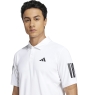 Tenisová polokošile Adidas Club Tennis 3-Stripes Polo JE0412 bílá