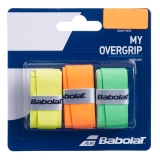 Vrchní omotávka Babolat MY OVERGRIP oranžová/žlutá