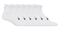 Ponožky Asics 6PPK QUARTER SOCK 3033B720-100 bílé