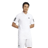 Tenisová polokošile Adidas Club Tennis 3-Stripes Polo JE0412 bílá