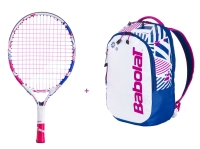 Tenisový set Babolat - B´Fly 17 + Backpack Kids pink