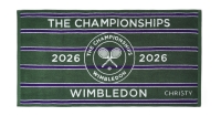 Ručník - osuška Wimbledon THE CHAMPIONSHIP 2026 green/purple